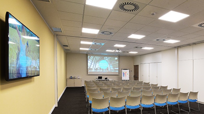 large conference room Via Caldera 21