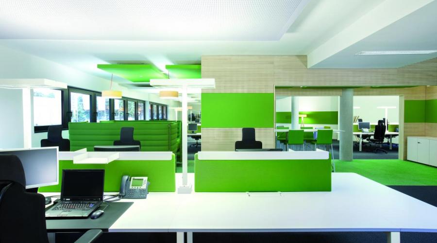 Les effets surprenants de l'utilisation de la couleur dans un espace de bureau  